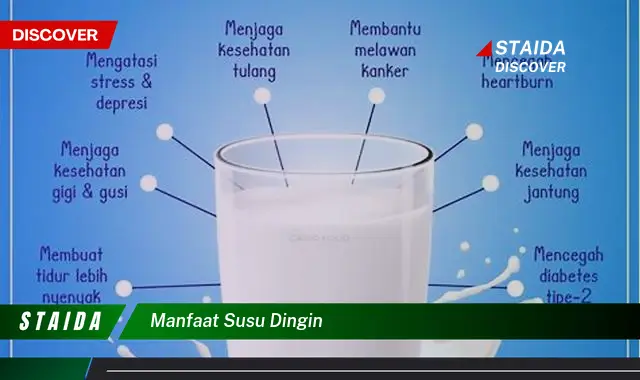 Ungkap 7 Manfaat Susu Dingin yang Jarang Diketahui