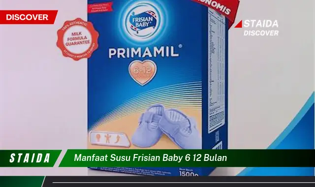 Temukan Manfaat Susu Frisian Baby 6 12 Bulan yang Jarang Diketahui!