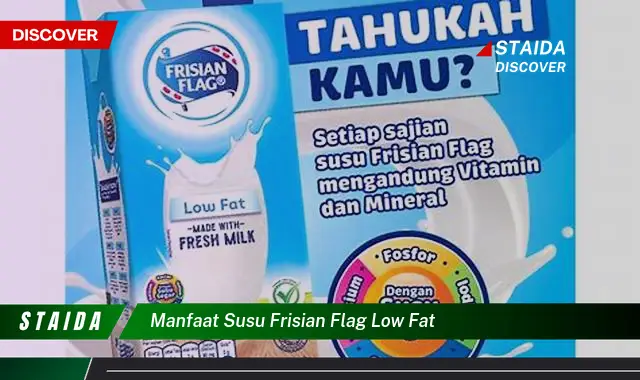 Ungkap 7 Manfaat Susu Frisian Flag Low Fat yang Jarang Diketahui