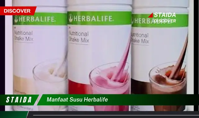 7 Manfaat Susu Herbalife yang Harus Anda Ketahui