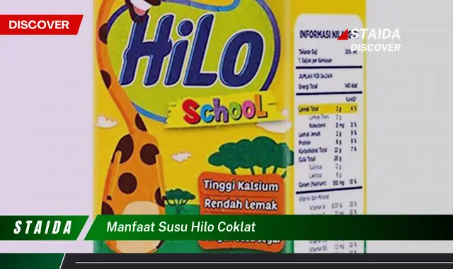 Temukan Manfaat Susu Hilo Cokelat yang Jarang Diketahui