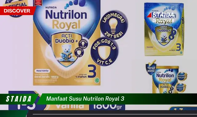 Ungkap 7 Manfaat Susu Nutrilon Royal 3 yang Jarang Diketahui untuk Tumbuh Kembang Anak