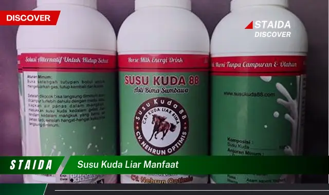 Temukan Manfaat Susu Kuda Liar yang Jarang Diketahui dan Luar Biasa