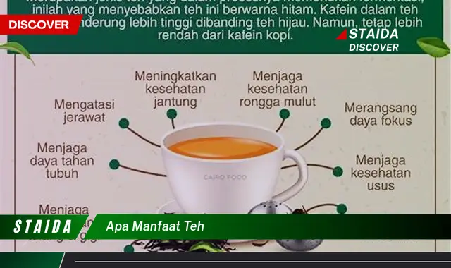 7 Manfaat Teh yang Jarang Diketahui