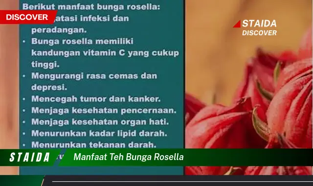 7 Manfaat Teh Bunga Rosella yang Menakjubkan