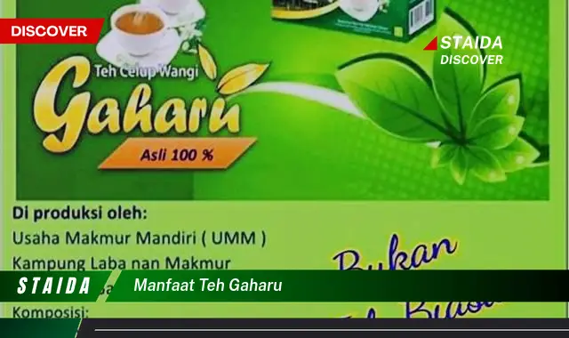 7 Manfaat Teh Gaharu yang Jarang Diketahui