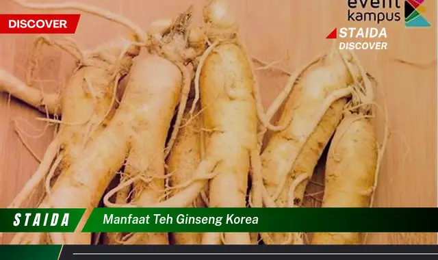 7 Manfaat Teh Ginseng Korea yang Jarang Diketahui