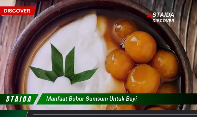 7 Manfaat Bubur Sumsum untuk Bayi yang Jarang Diketahui