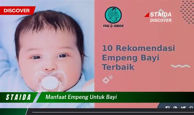 Temukan 7 Manfaat Empeng Bayi Yang Jarang Diketahui