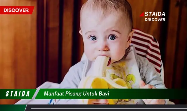 Temukan Manfaat Pisang untuk Bayi yang Jarang Diketahui