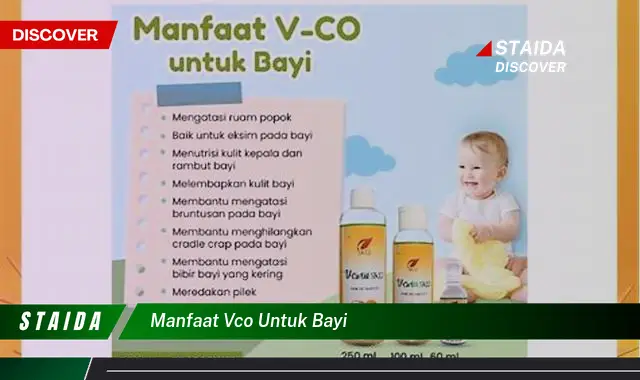 Temukan 7 Manfaat VCO untuk Bayi yang Jarang Diketahui!