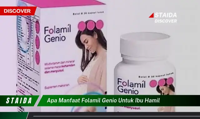 Temukan 7 Manfaat Folamil Genio untuk Ibu Hamil yang Jarang Diketahui