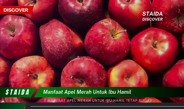 Temukan 7 Khasiat Apel Merah untuk Ibu Hamil yang Jarang Diketahui