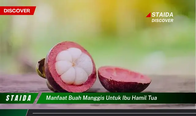 Temukan Manfaat Buah Manggis untuk Ibu Hamil Tua