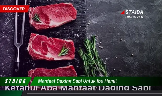 Temukan Manfaat Daging Sapi untuk Ibu Hamil yang Jarang Diketahui