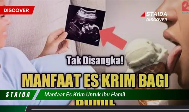 Temukan 7 Manfaat Es Krim untuk Ibu Hamil yang Jarang Diketahui