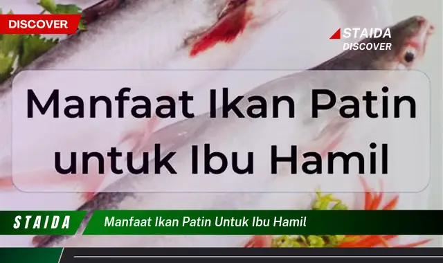 Temukan 7 Manfaat Ikan Patin untuk Ibu Hamil yang Jarang Diketahui