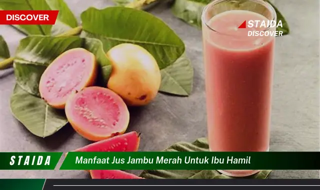 Temukan Manfaat Jus Jambu Merah yang Belum Diketahui Ibu Hamil