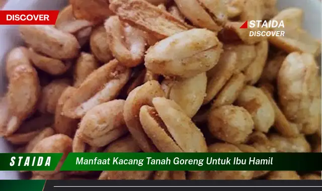 Temukan 7 Manfaat Kacang Tanah Goreng untuk Ibu Hamil yang Jarang Diketahui