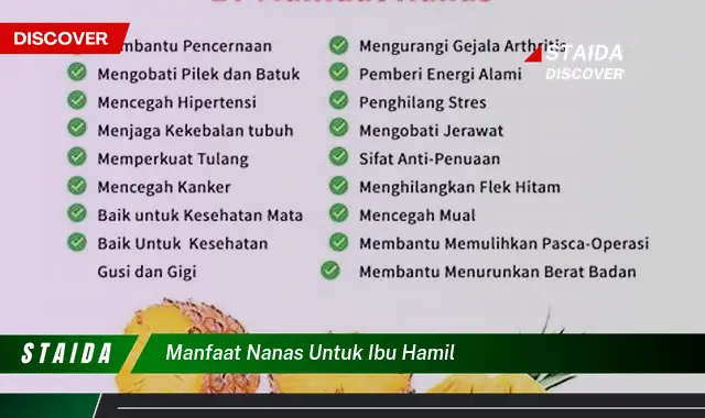 Ungkap 7 Manfaat Nanas untuk Ibu Hamil yang Jarang Diketahui