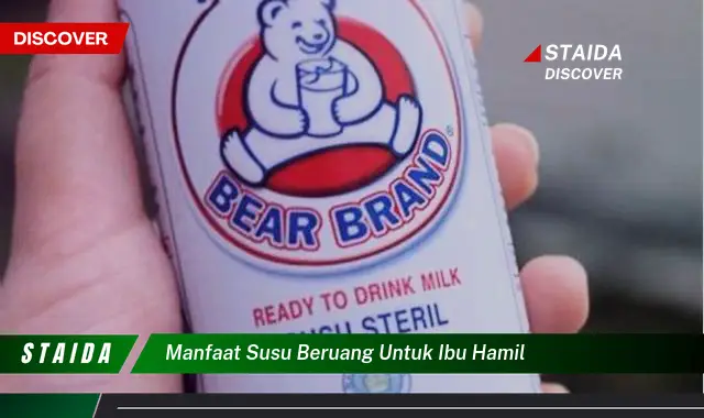 Temukan Manfaat Susu Beruang yang Jarang Diketahui untuk Ibu Hamil