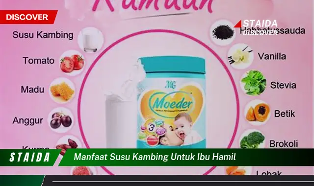 Temukan Manfaat Susu Kambing untuk Ibu Hamil yang Jarang Diketahui