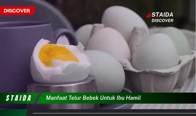 Temukan 7 Manfaat Dahsyat Telur Bebek untuk Ibu Hamil yang Jarang Diketahui