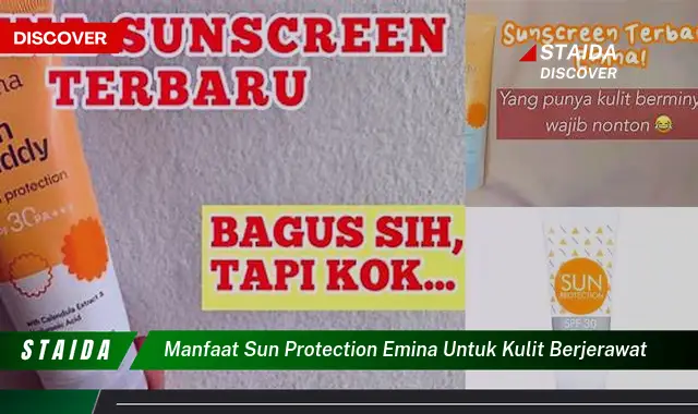 Manfaat Sun Protection Emina untuk Kulit Berjerawat: Penemuan Menjanjikan yang Perlu Anda Ketahui