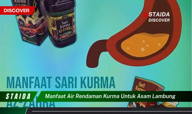 Temukan 7 Khasiat Air Rendaman Kurma untuk Asam Lambung yang Jarang Diketahui