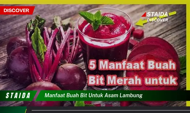 Temukan Rahasia Buah Bit untuk Asam Lambung yang Jarang Diketahui