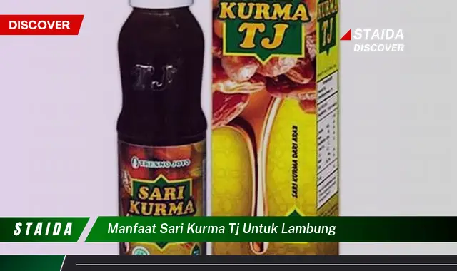 Temukan Manfaat Sari Kurma TJ untuk Lambung yang Jarang Diketahui