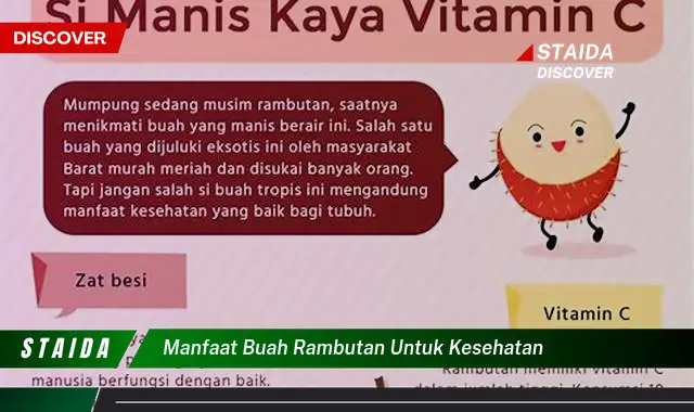 Ungkap Manfaat Buah Rambutan untuk Kesehatan, Jarang Diketahui!