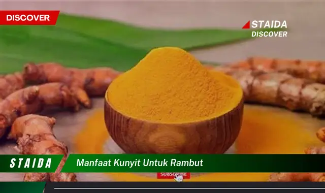 manfaat kunyit untuk rambut