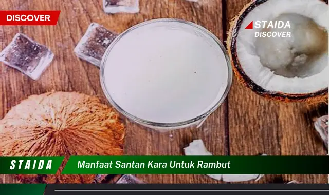 Temukan 7 Manfaat Santan Kara untuk Rambut yang Jarang Diketahui