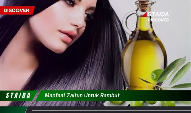 Temukan 7 Manfaat Minyak Zaitun untuk Rambut yang Jarang Diketahui