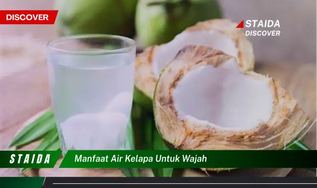 Temukan Manfaat Air Kelapa untuk Wajah yang Jarang Diketahui