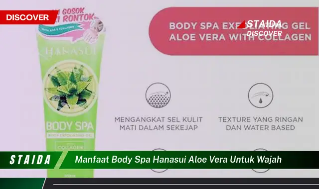 Temukan 7 Manfaat Body Spa Hanasui Aloe Vera untuk Wajah yang Menakjubkan