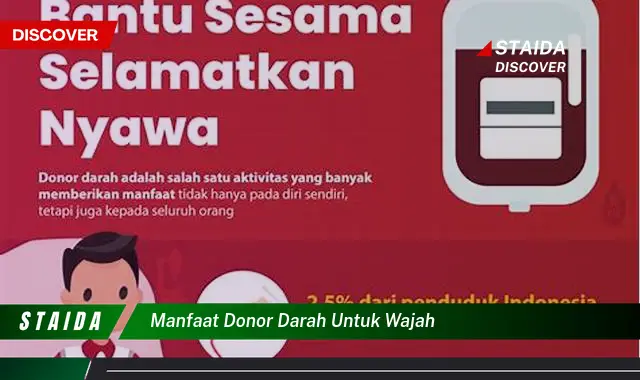 Temukan 7 Manfaat Donor Darah untuk Wajah yang Jarang Diketahui