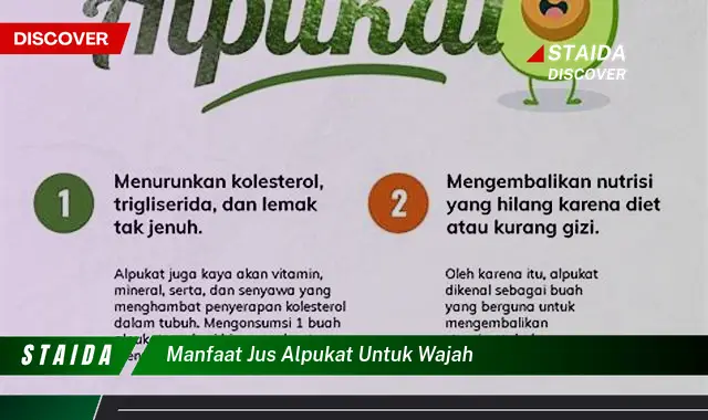 Temukan Rahasia Jus Alpukat untuk Wajah yang Jarang Diketahui