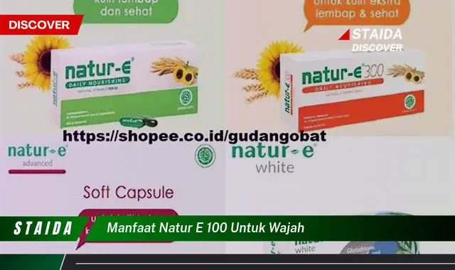 Temukan Manfaat Natur E 100 untuk Wajah yang Jarang Diketahui