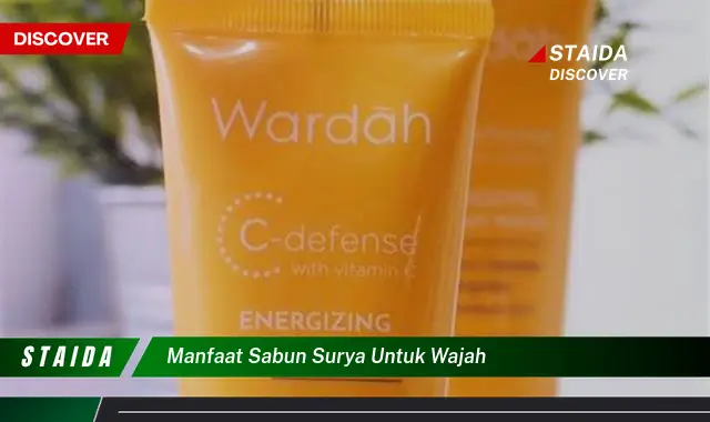 Temukan 7 Manfaat Sabun Surya Wajah yang Jarang Diketahui