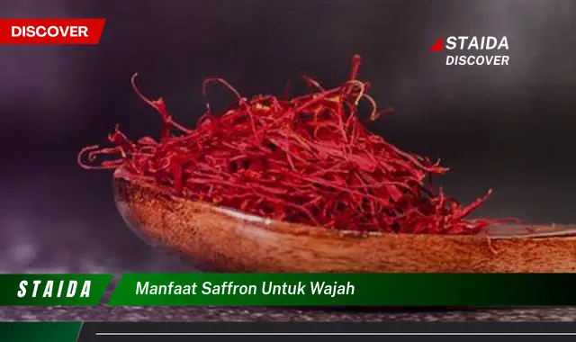 Temukan 7 Manfaat Saffron untuk Wajah yang Jarang Diketahui