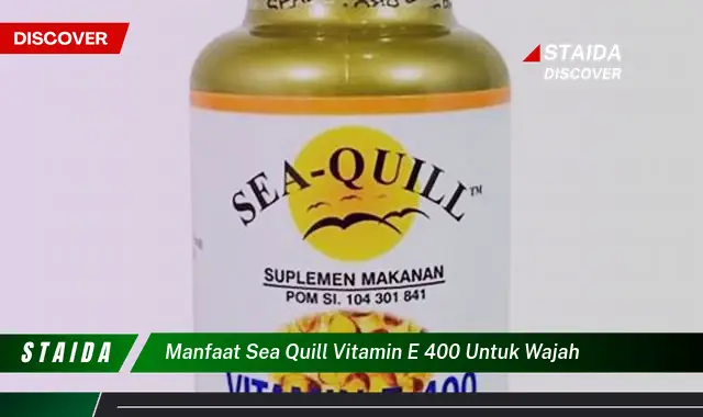 Temukan Manfaat Sea Quill Vitamin E 400 untuk Wajah yang Jarang Diketahui