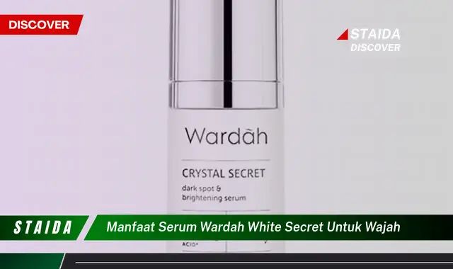 Temukan Rahasia Manfaat Serum Wardah White Secret untuk Wajah