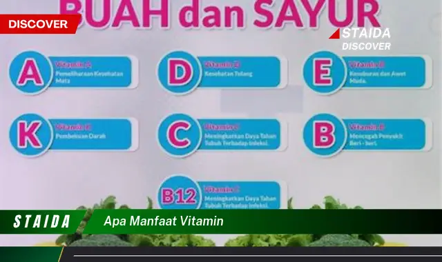 Temukan 7 Manfaat Vitamin yang Jarang Diketahui dan Wajib Anda Tahu