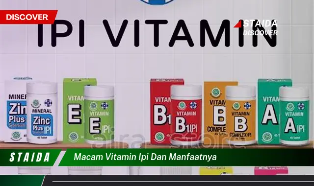 Temukan Manfaat Luar Biasa Vitamin Ipi untuk Kesehatan!