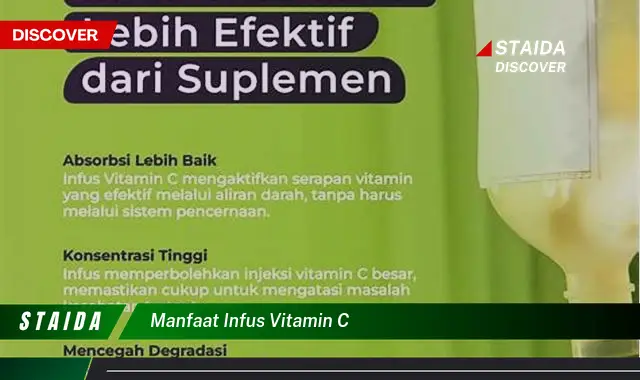 Temukan 7 Manfaat Infus Vitamin C yang Jarang Diketahui