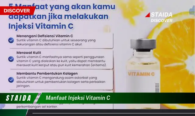 Temukan 7 Manfaat Injeksi Vitamin C untuk Kesehatan Anda