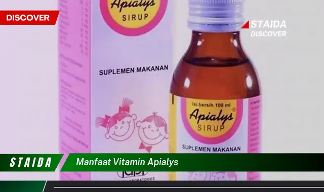 Temukan 7 Manfaat Vitamin Apialys untuk Kesehatan yang Jarang Diketahui