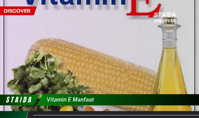 Manfaat Vitamin E Yang Jarang Diketahui